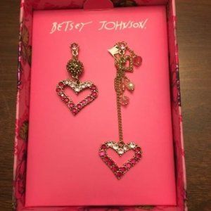 NEW - Betsey Johnson Beaded Drop Earrings